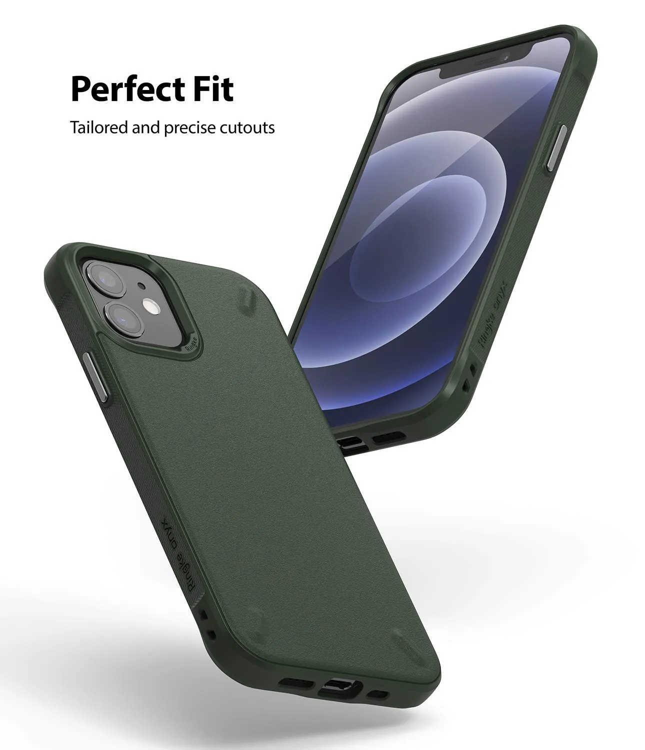 iPhone 12 Mini Back Cover Case | Onyx - Dark Green