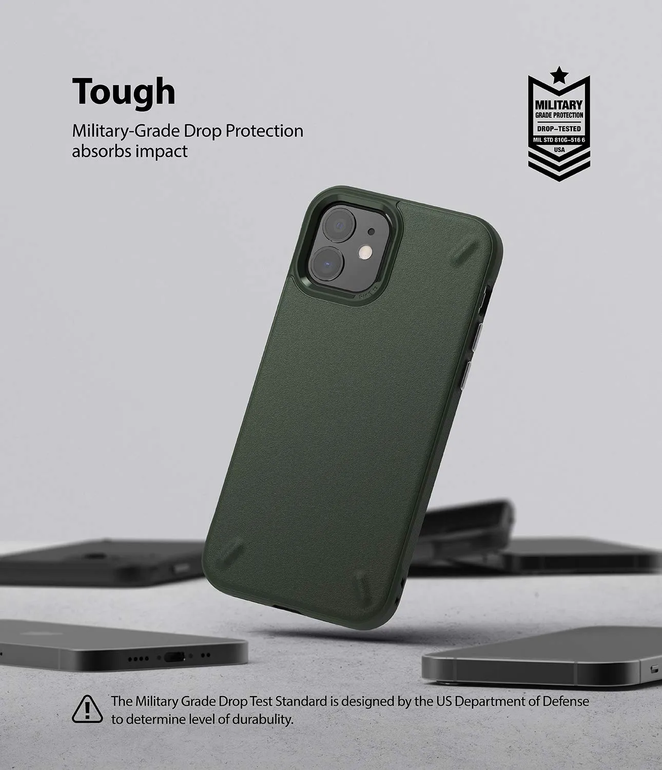 iPhone 12 Mini Back Cover Case | Onyx - Dark Green