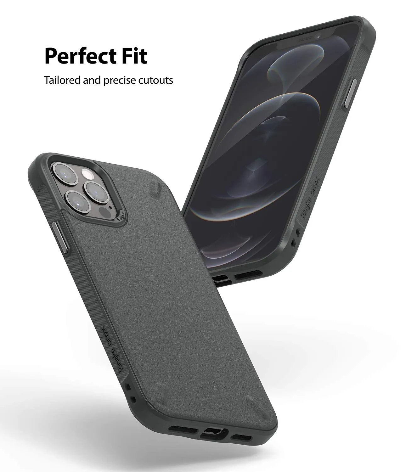 iPhone 12 Pro Max Back Cover Case | Onyx - Dark Gray