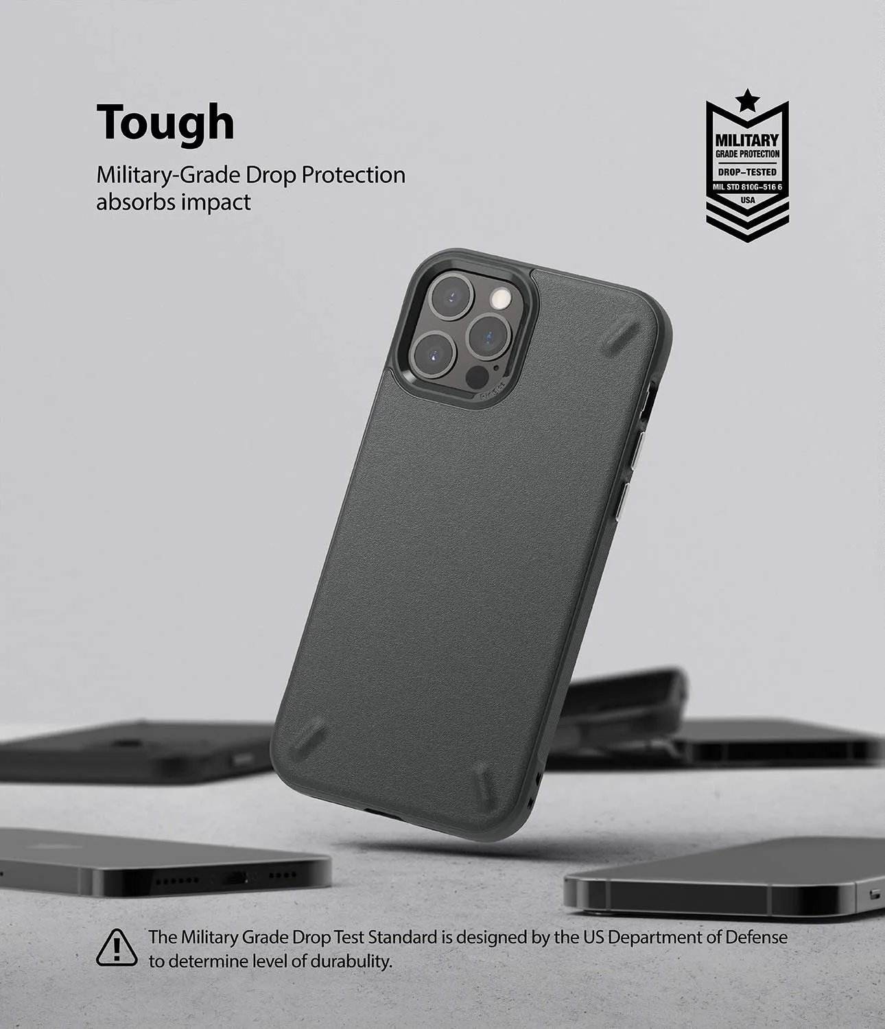 iPhone 12 Pro Max Back Cover Case | Onyx - Dark Gray