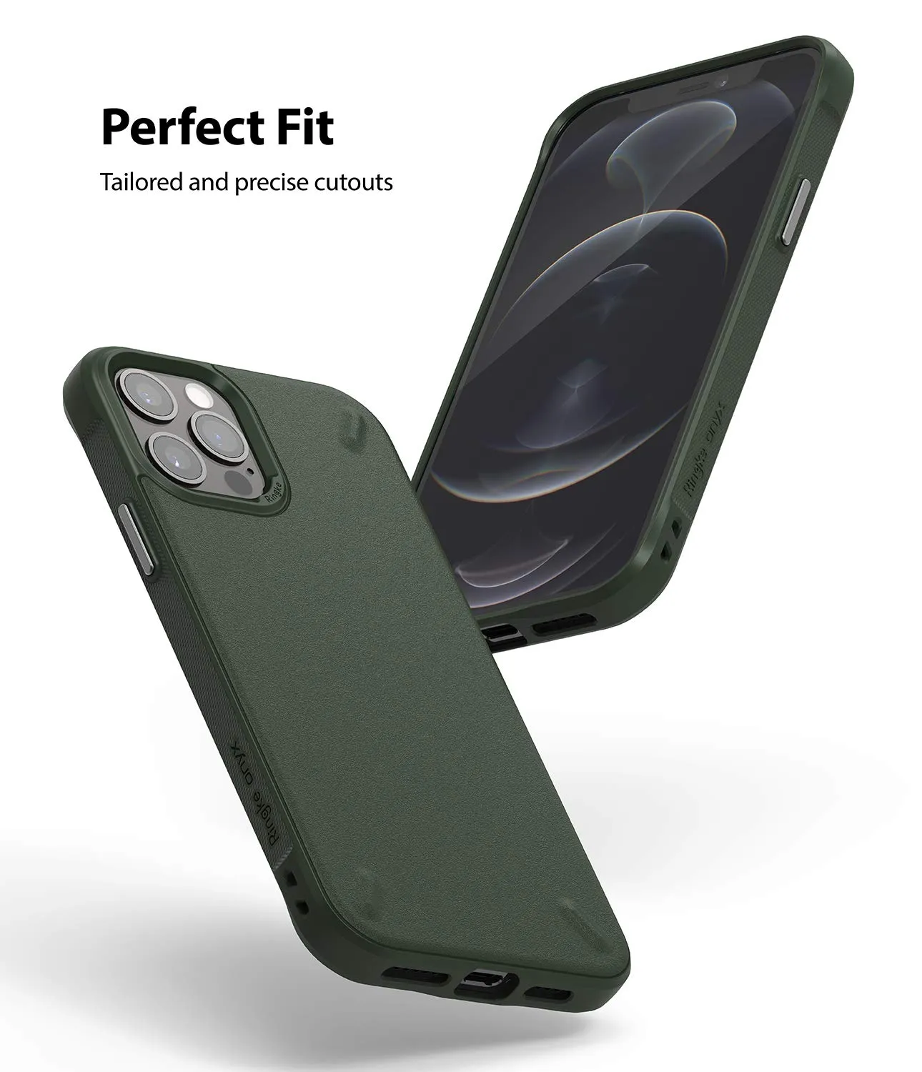 iPhone 12 Pro Max Back Cover Case | Onyx - Dark Green