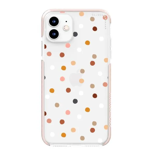 iPhone Case - Warm Tone Polka Dot