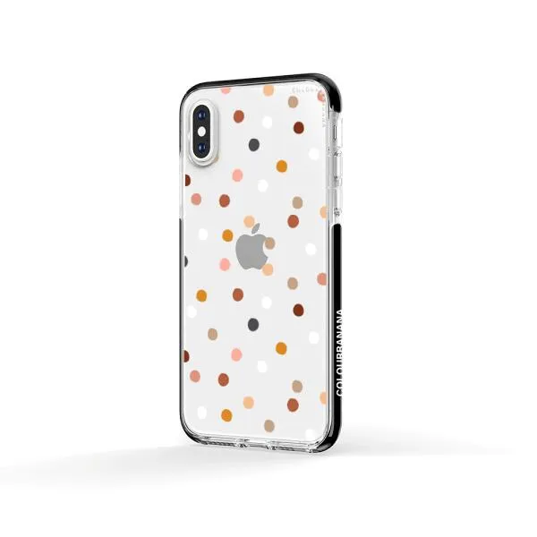 iPhone Case - Warm Tone Polka Dot