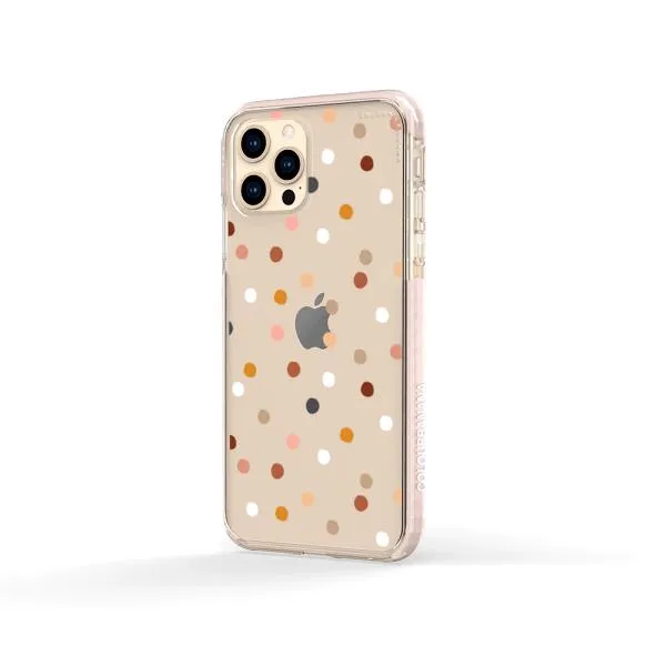 iPhone Case - Warm Tone Polka Dot