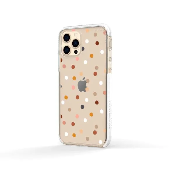 iPhone Case - Warm Tone Polka Dot