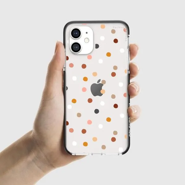 iPhone Case - Warm Tone Polka Dot