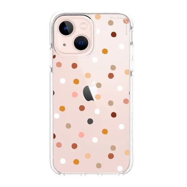 iPhone Case - Warm Tone Polka Dot