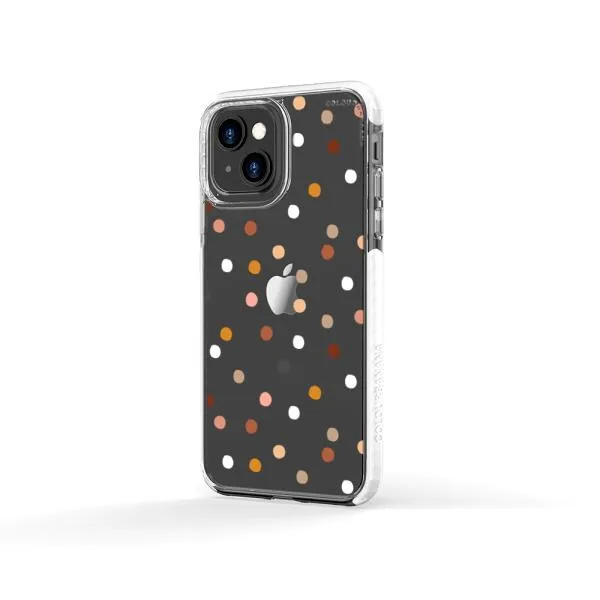 iPhone Case - Warm Tone Polka Dot