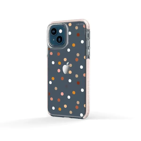 iPhone Case - Warm Tone Polka Dot