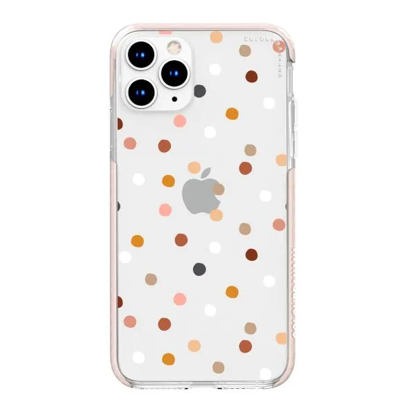 iPhone Case - Warm Tone Polka Dot