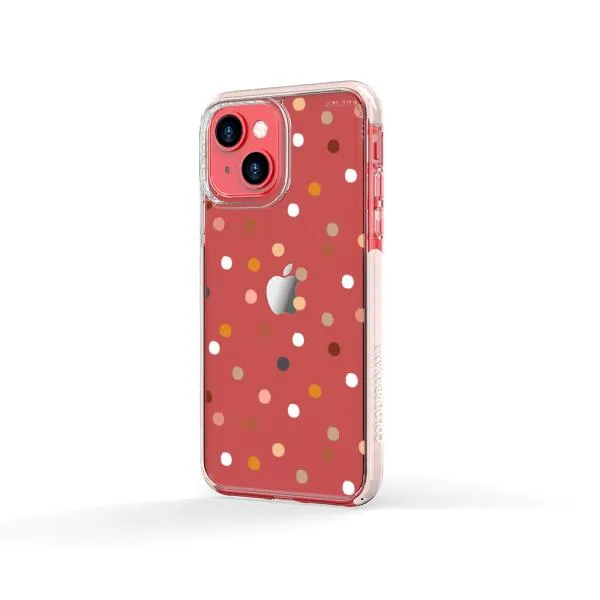 iPhone Case - Warm Tone Polka Dot