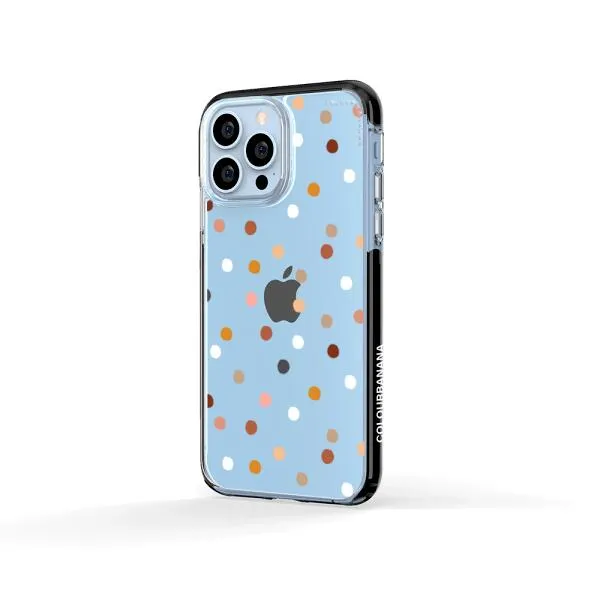 iPhone Case - Warm Tone Polka Dot