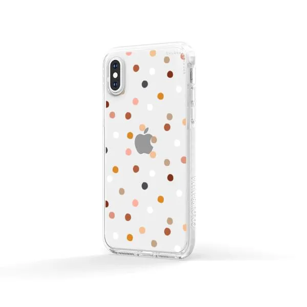 iPhone Case - Warm Tone Polka Dot