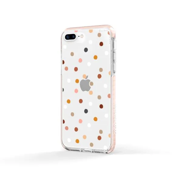 iPhone Case - Warm Tone Polka Dot