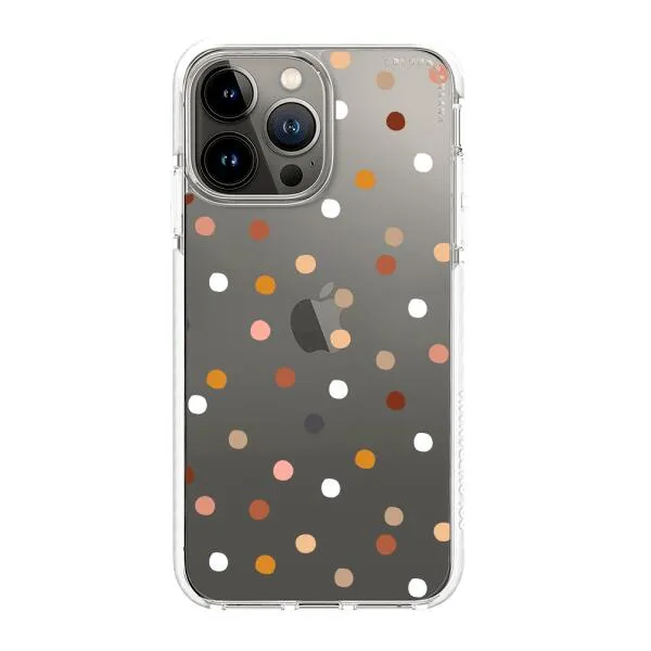 iPhone Case - Warm Tone Polka Dot