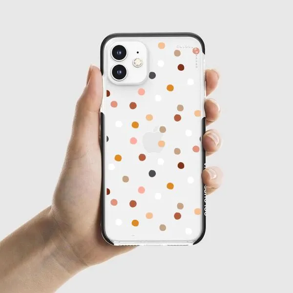 iPhone Case - Warm Tone Polka Dot