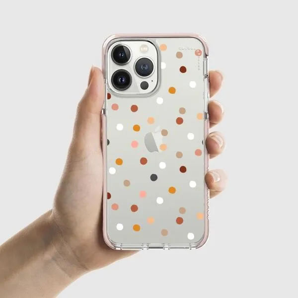 iPhone Case - Warm Tone Polka Dot