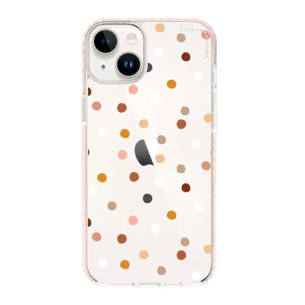 iPhone Case - Warm Tone Polka Dot