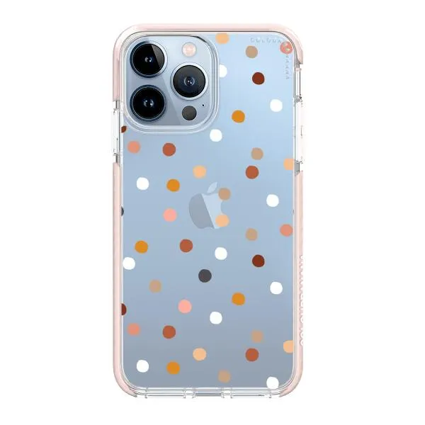 iPhone Case - Warm Tone Polka Dot