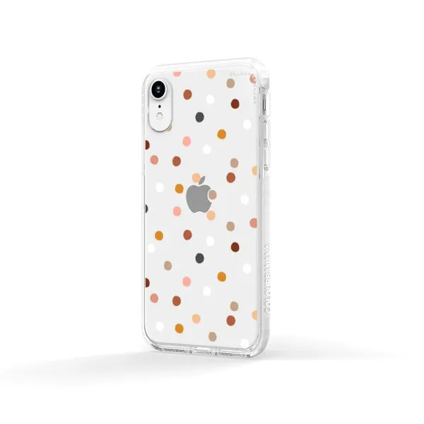 iPhone Case - Warm Tone Polka Dot