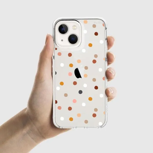 iPhone Case - Warm Tone Polka Dot