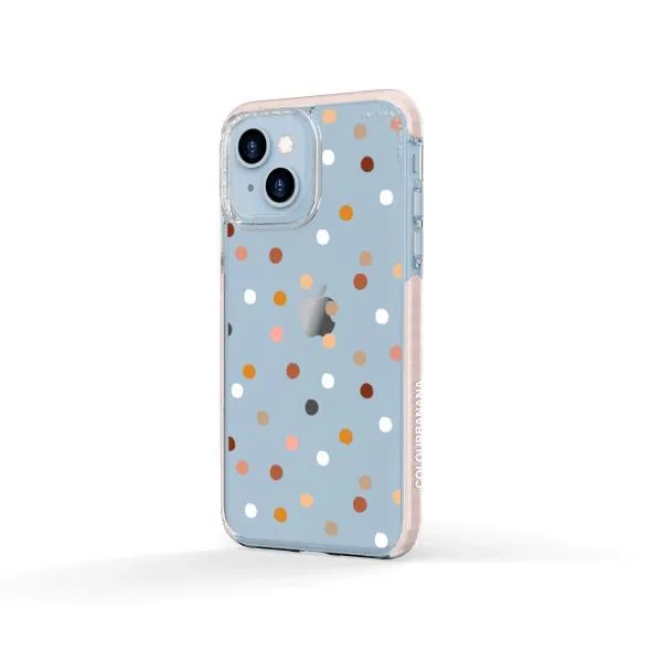 iPhone Case - Warm Tone Polka Dot