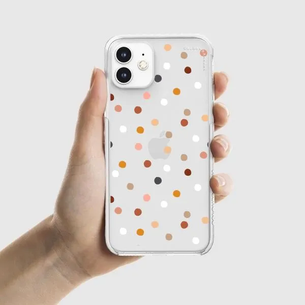 iPhone Case - Warm Tone Polka Dot