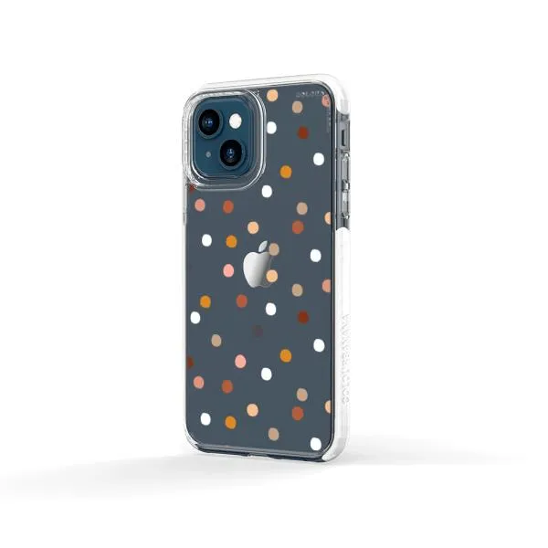 iPhone Case - Warm Tone Polka Dot