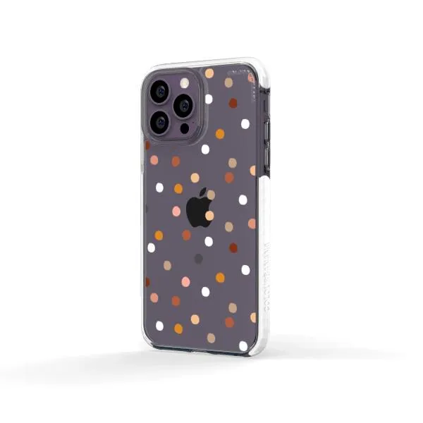 iPhone Case - Warm Tone Polka Dot