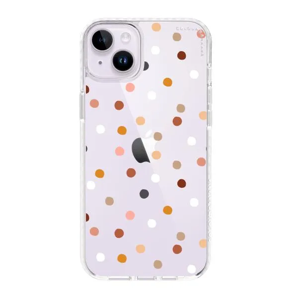 iPhone Case - Warm Tone Polka Dot