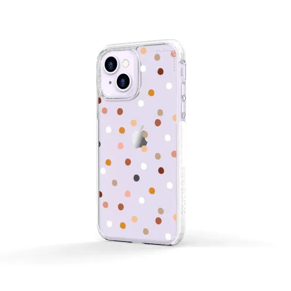 iPhone Case - Warm Tone Polka Dot