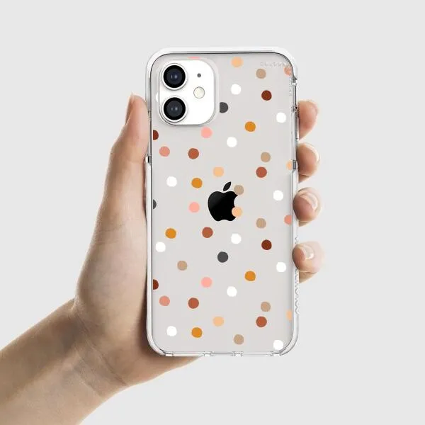 iPhone Case - Warm Tone Polka Dot