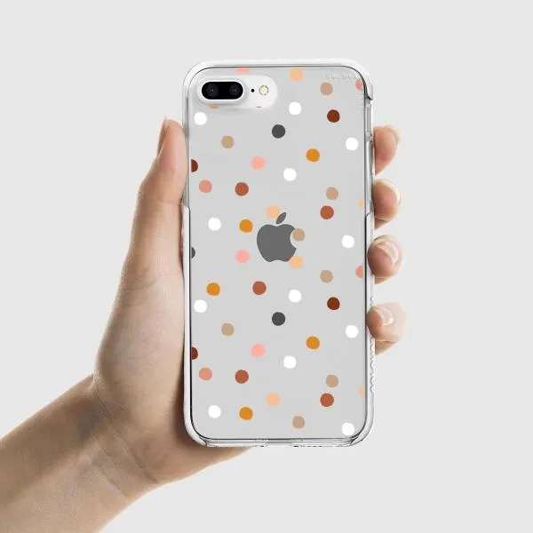 iPhone Case - Warm Tone Polka Dot