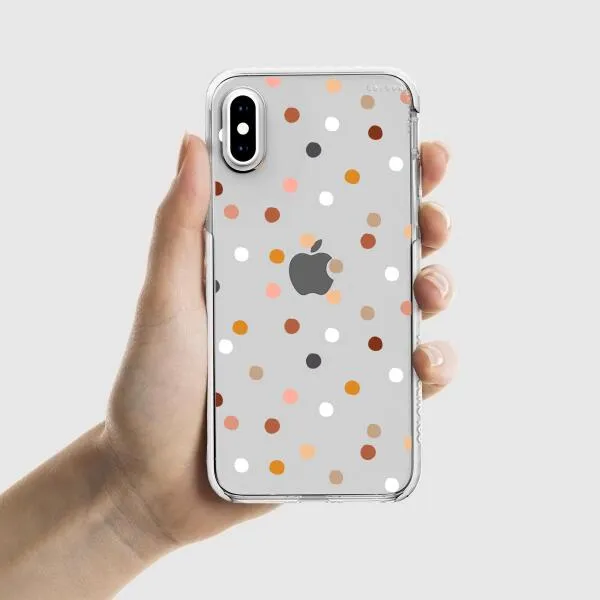 iPhone Case - Warm Tone Polka Dot