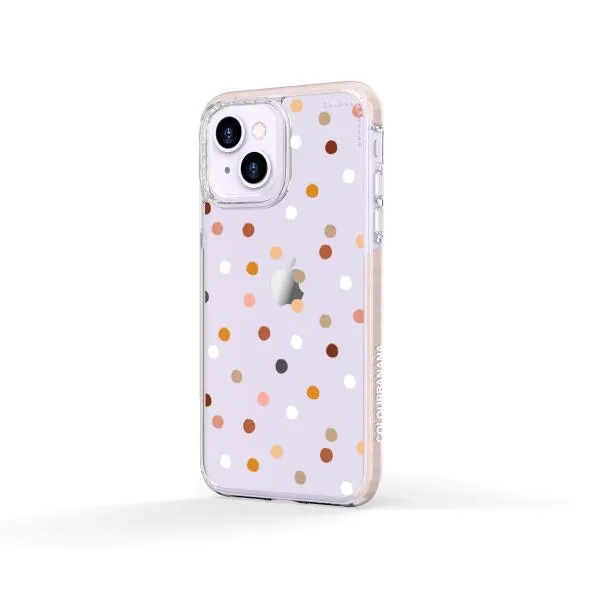 iPhone Case - Warm Tone Polka Dot