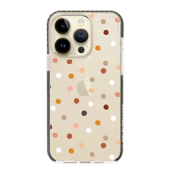 iPhone Case - Warm Tone Polka Dot