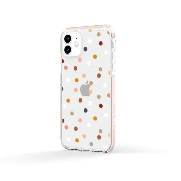 iPhone Case - Warm Tone Polka Dot