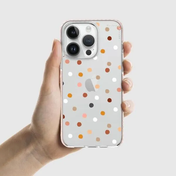 iPhone Case - Warm Tone Polka Dot