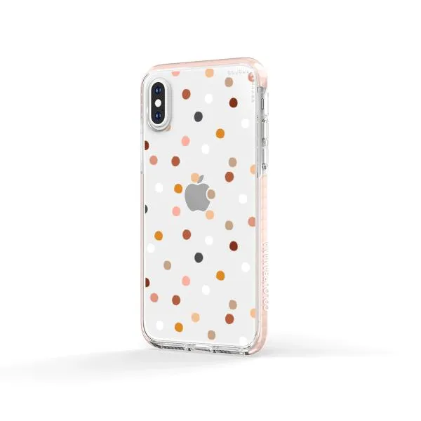 iPhone Case - Warm Tone Polka Dot