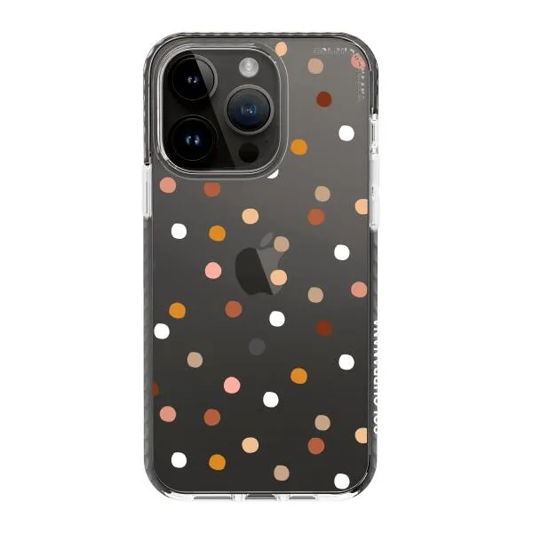 iPhone Case - Warm Tone Polka Dot