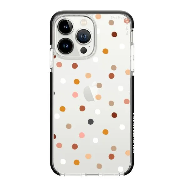 iPhone Case - Warm Tone Polka Dot