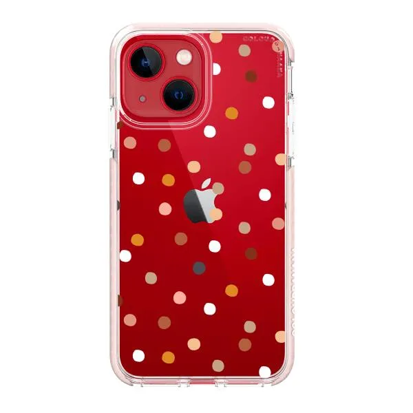 iPhone Case - Warm Tone Polka Dot