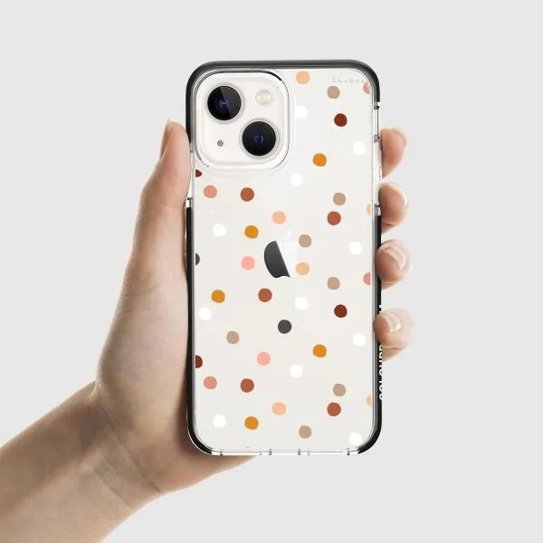 iPhone Case - Warm Tone Polka Dot