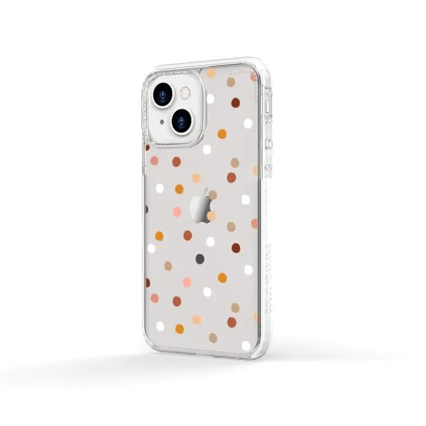 iPhone Case - Warm Tone Polka Dot