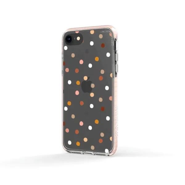 iPhone Case - Warm Tone Polka Dot