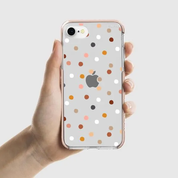 iPhone Case - Warm Tone Polka Dot