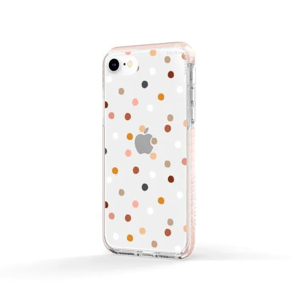 iPhone Case - Warm Tone Polka Dot