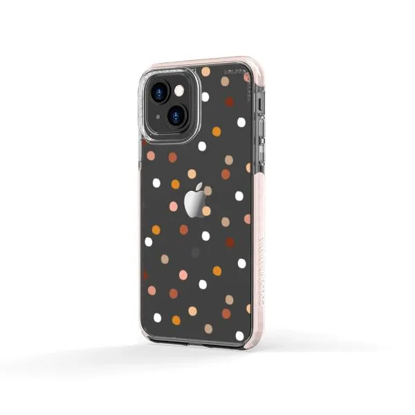 iPhone Case - Warm Tone Polka Dot