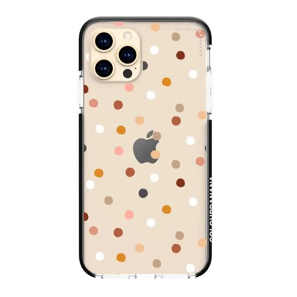 iPhone Case - Warm Tone Polka Dot