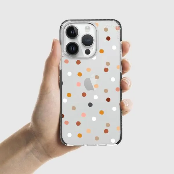 iPhone Case - Warm Tone Polka Dot